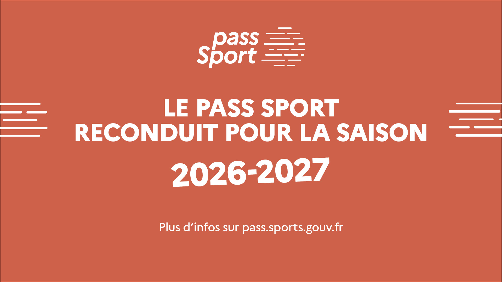 Lire la suite à propos de l’article PASS&rsquo;SPORT 2026-2027